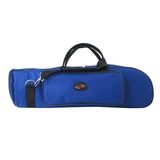 Concert Trumpet Carrying Case Waterproof Oxford Cloth Shoulder Blue