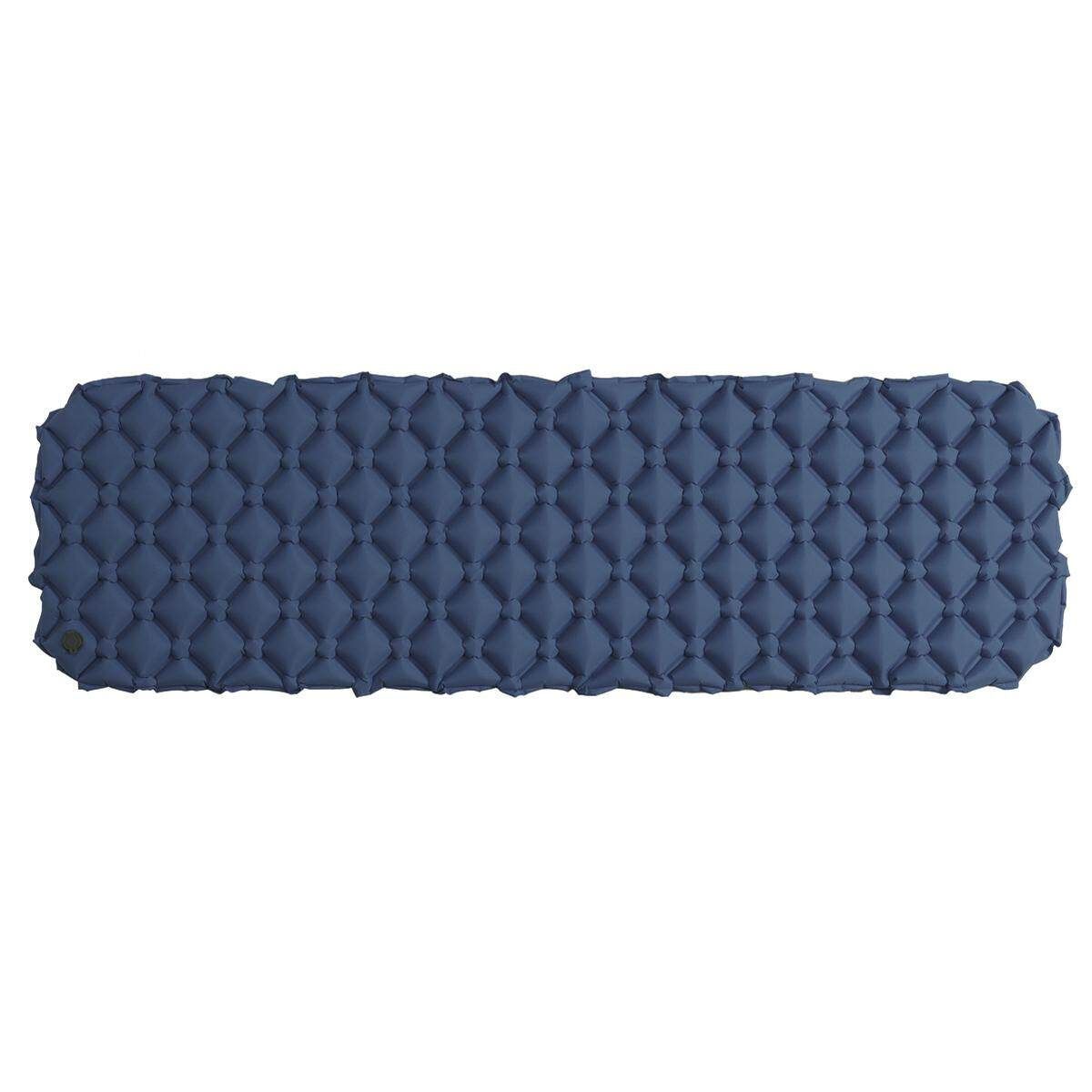195×58×5 Lightweight Portable Inflatable Sleeping Pad Air Mattress Waterproof Camping Mat Comfortable Sleeping Beach Mat With Pillow Blueberry