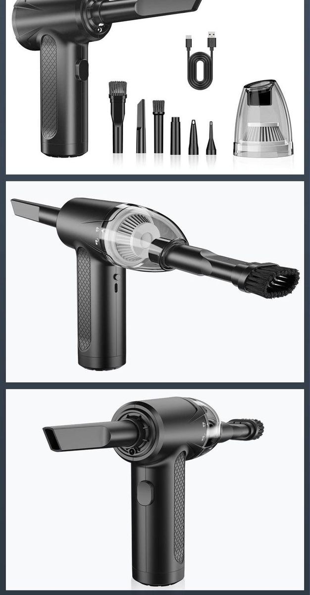 Car wireless high-power vacuum cleaner for dual use