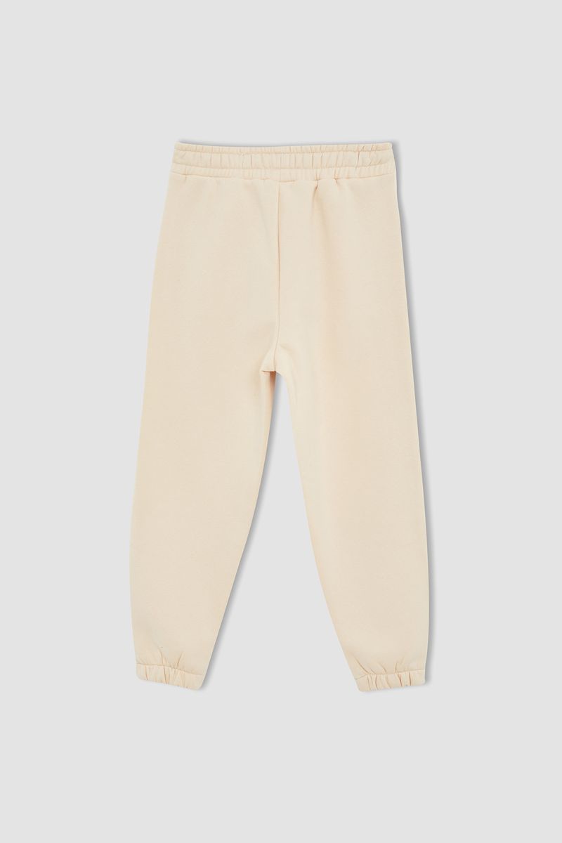 Girl - Regular Fit Knitted Bottom Trousers - Ecru