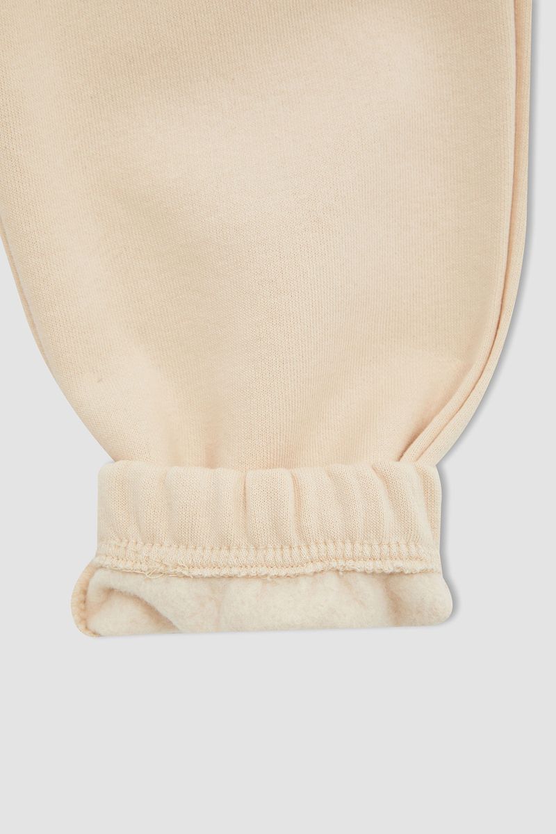 Girl - Regular Fit Knitted Bottom Trousers - Ecru