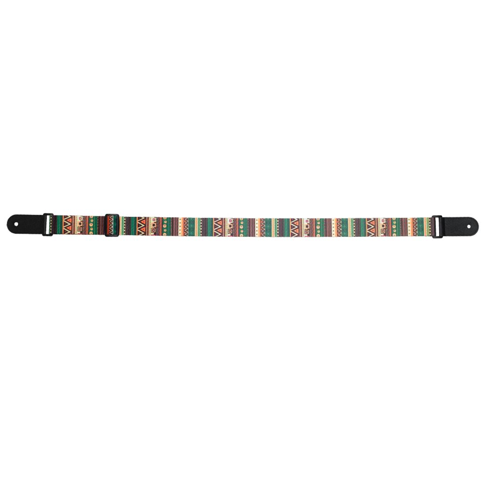 Adjustable Ukulele Strap Soft Polyester Woven Printing