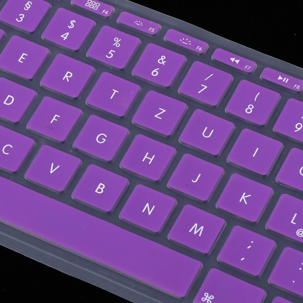 Keyboard German Language Anti Dust Skin Cover For European Purple