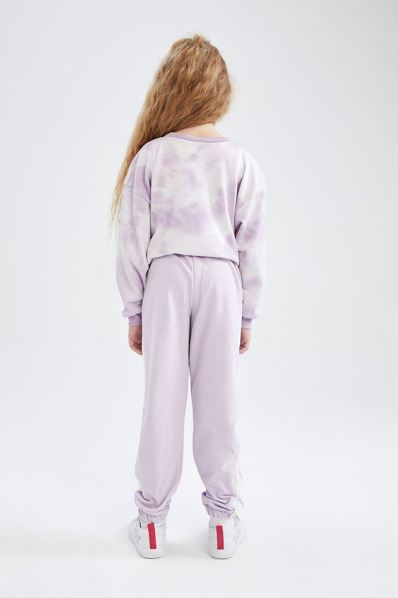 Girl - Jogger - Standart Fit Knitted Bottom Trousers - Purple