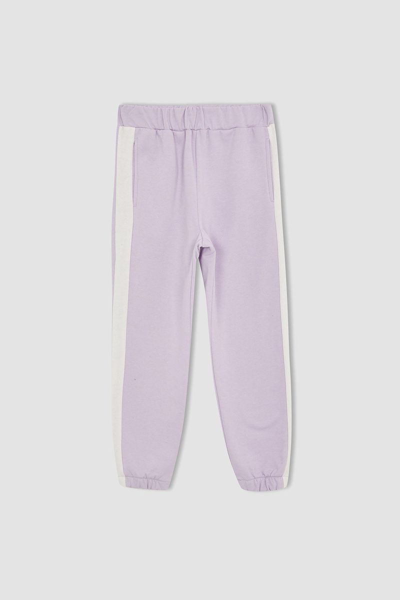 Girl - Jogger - Standart Fit Knitted Bottom Trousers - Purple
