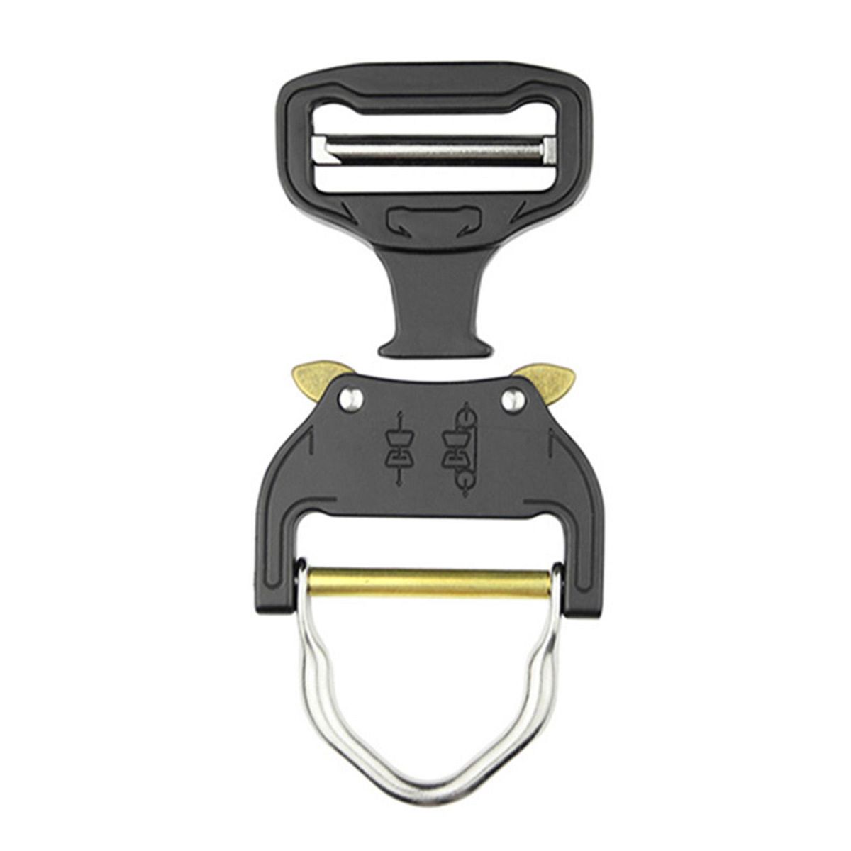 Quick Release Buckle 39mm Belt Buckle For Luggage Strap