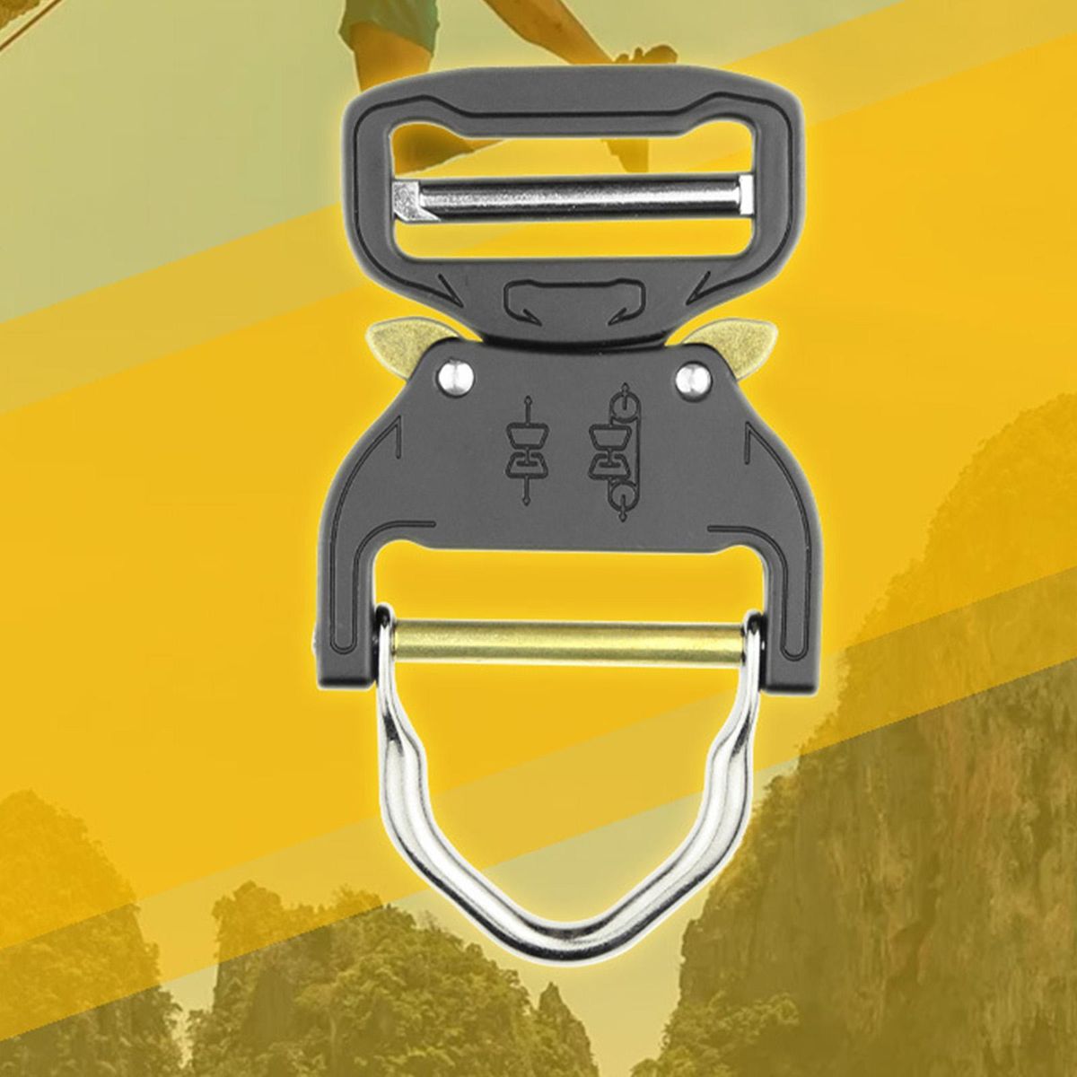 Quick Release Buckle 39mm Belt Buckle For Luggage Strap