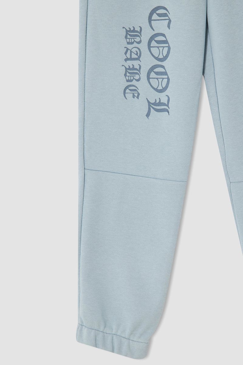 Girl - Regular Fit Knitted Bottom Trousers - Blue