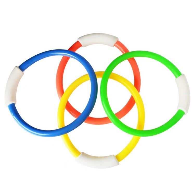 4PCS Soft Ring Diving Swimming Pool Toys