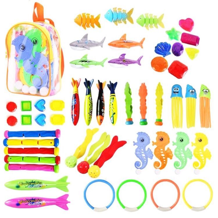 4PCS Soft Ring Diving Swimming Pool Toys
