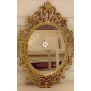 Decorative Round Gold Mirror