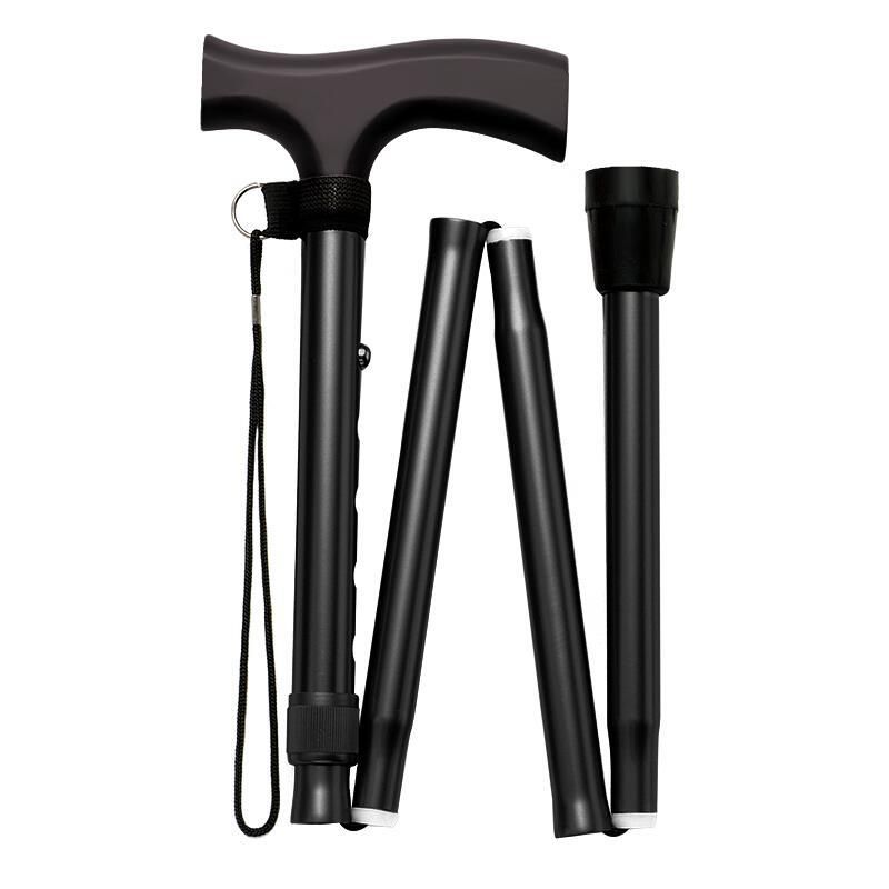 ALUMINUM STEEL FOLDABLE WALKING STICK CRUTCHES
