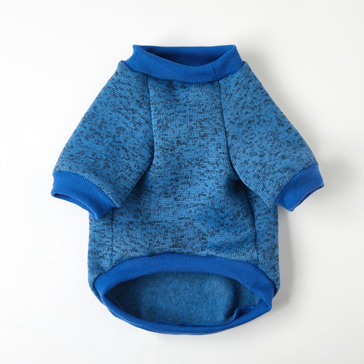 Dog Sweatshirt Two-legged Pet Dog Sweatshirt Warm Outfit Blue