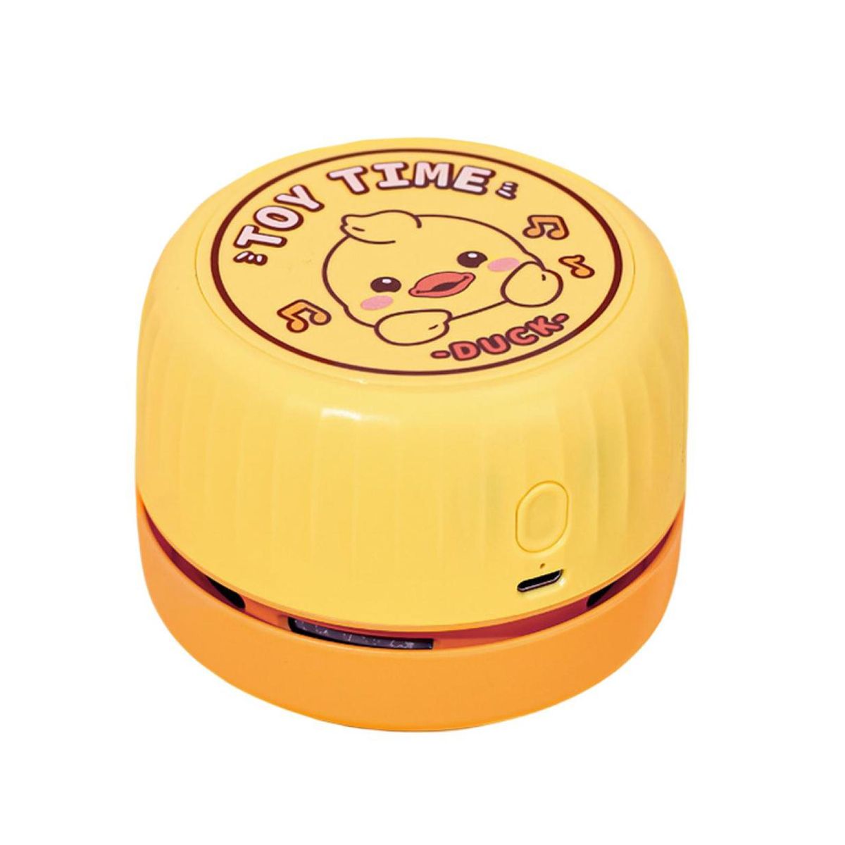 1 Set Desktop Vacuum Cleaner Automatic Mini Vacuum Table Cleaner Yellow