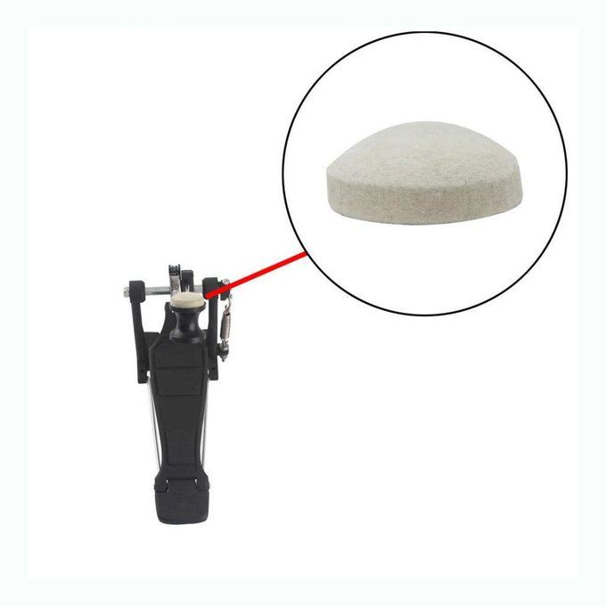 Bass Kick Drum Beater Felt Pedal Beater Head For Percussion Instrument