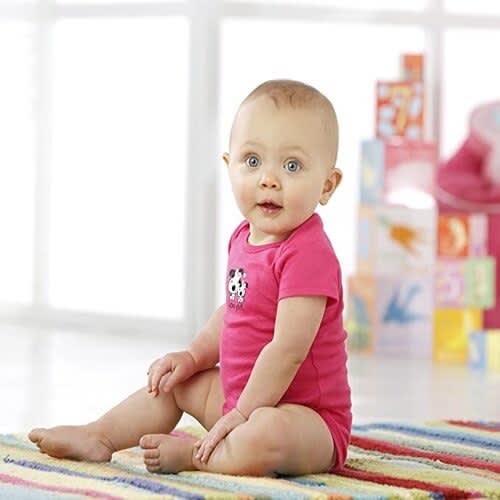 Baby Girls Variety Onesies Bodysuits -  5 Pack