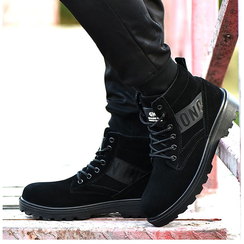 Outdoor Waterproof Mens Boots Work Safety Shoes