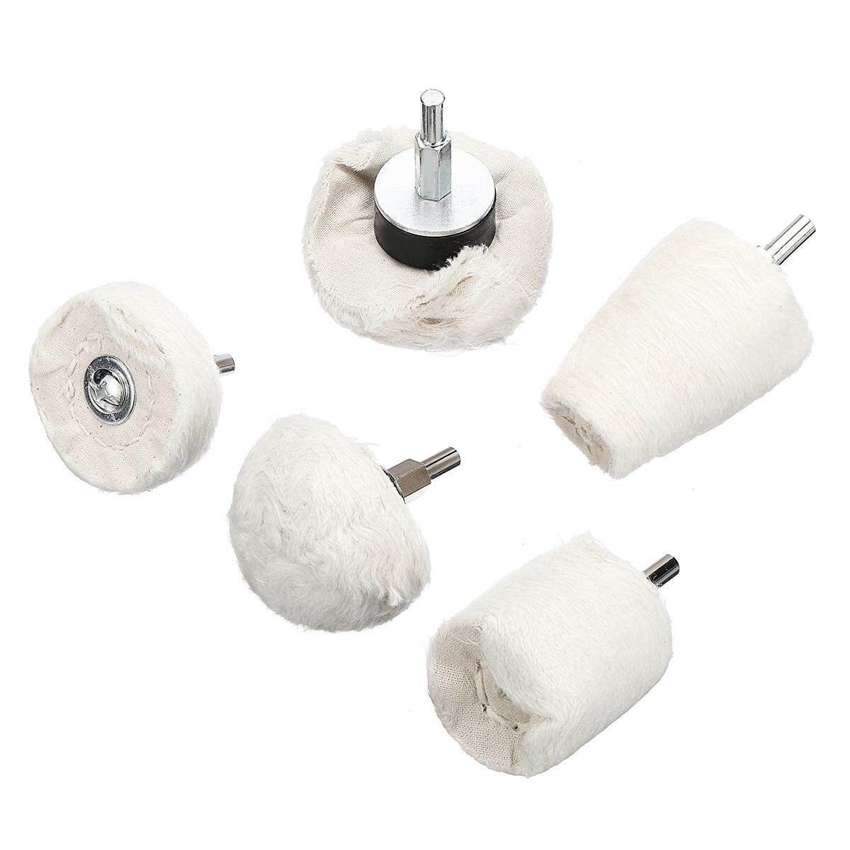 5Pcs Drill Polishing Buffing Pad Mop Wheel Drill Kit For Manifold Polish Tool