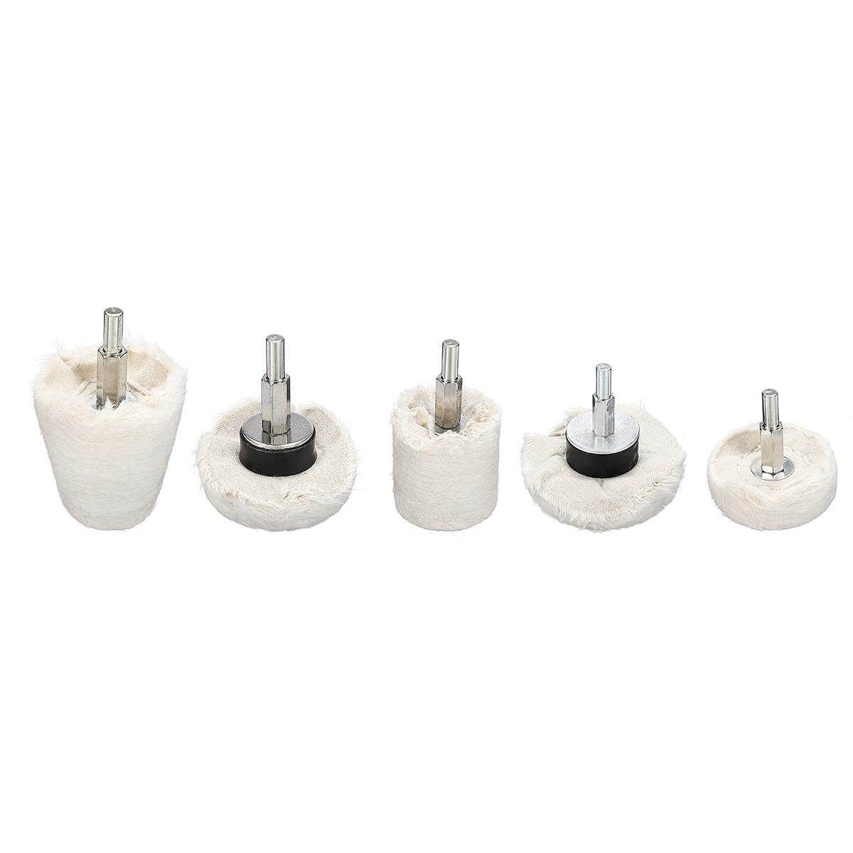 5Pcs Drill Polishing Buffing Pad Mop Wheel Drill Kit For Manifold Polish Tool