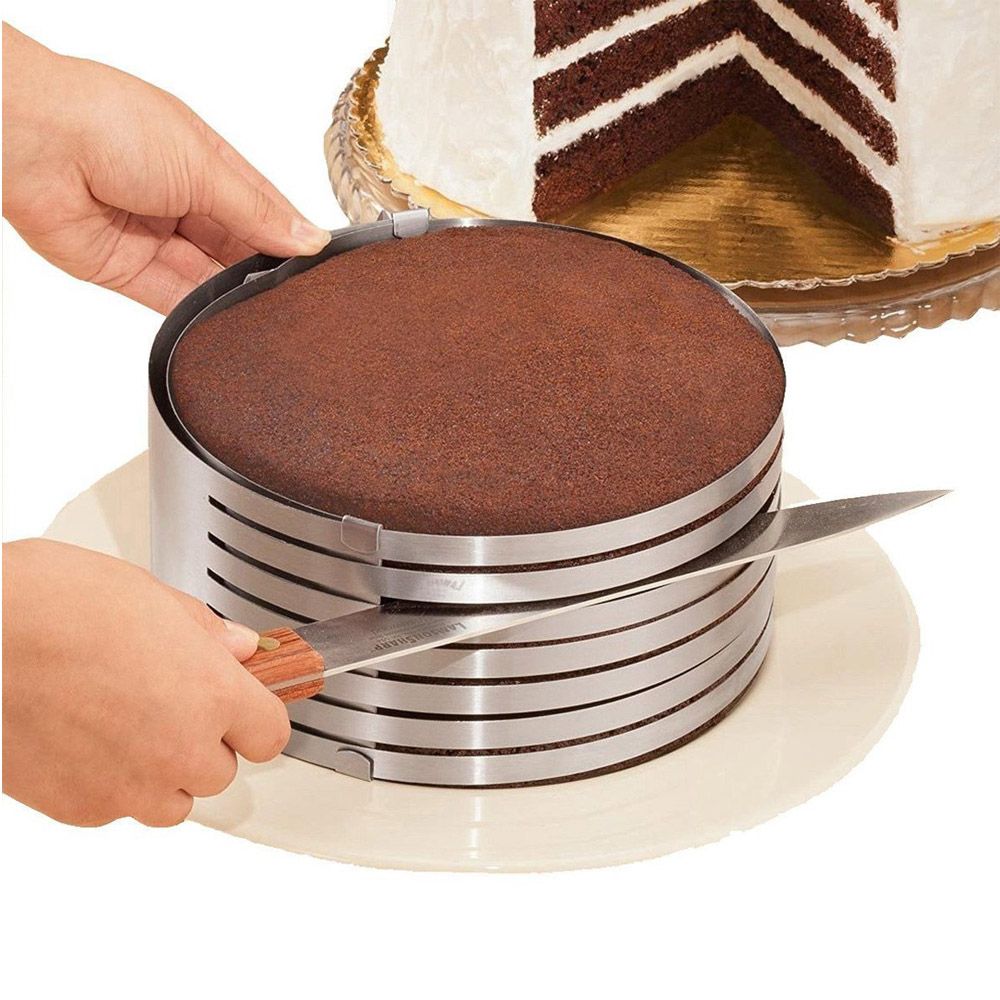 Stainless Steel Adjustable Layer Cake Slicer Kit Mousse