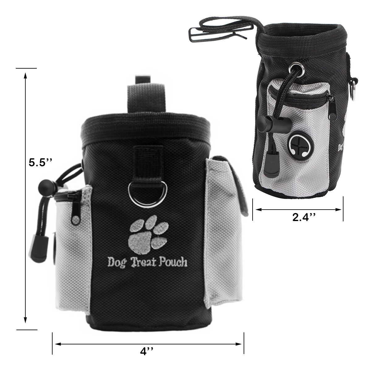 Pet Treat Pouch Dog Training Walking Bags Portable Detachable Pets Food Feed Pocket Puppy Snack Reward Waist Bag