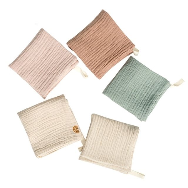 Towel Baby Face Cloth Handkerchief Kindergarten Washcloth