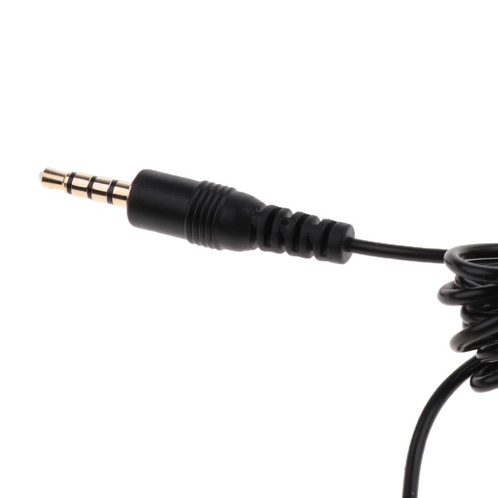 Omnidirectional 3.5mm Lavalier Lapel Tie Clip Mic Microphone For