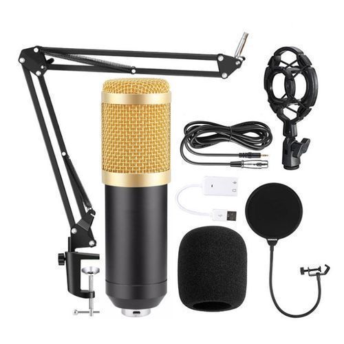 BM 800 Professional Studio Audio Condenser Microphone 3.5mm Wired Microphone
