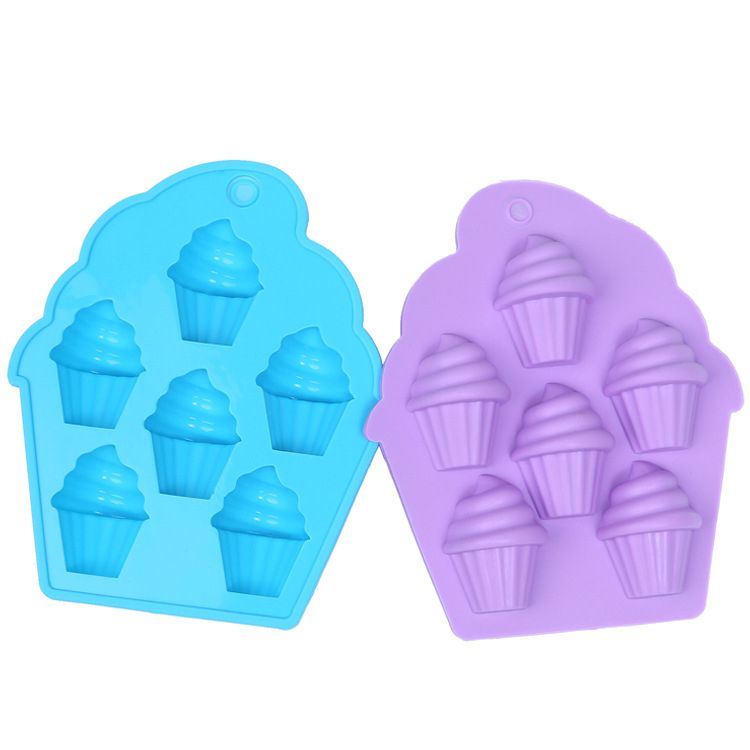 New Sales Ice-cream Cone Silicone Mold Fondant Cake