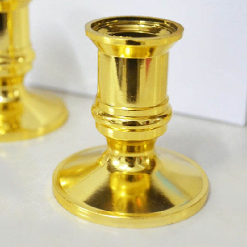 10X Gold Pillar Candle Base Taper Candle Holder Candlestick