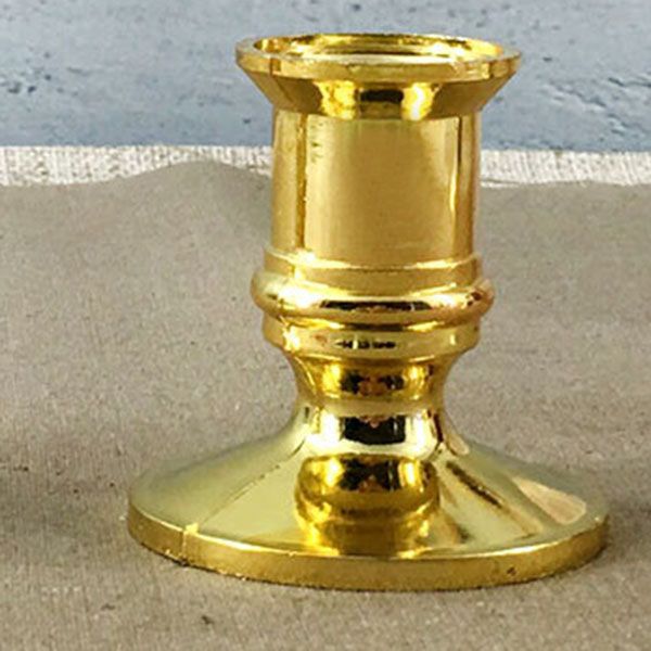 10X Gold Pillar Candle Base Taper Candle Holder Candlestick