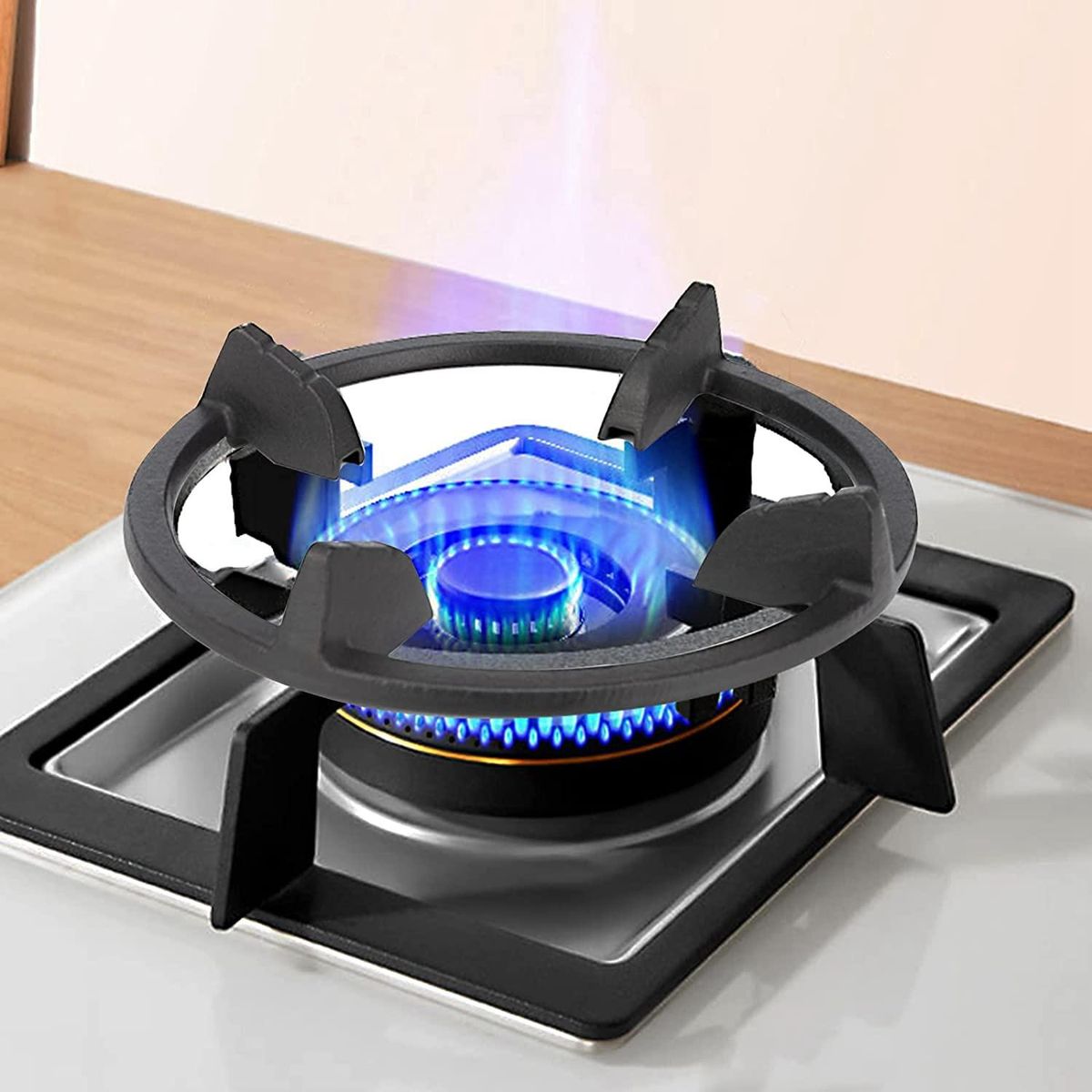 Cast Iron Wok Support Ring, Wok Support Stand for Gas Hob