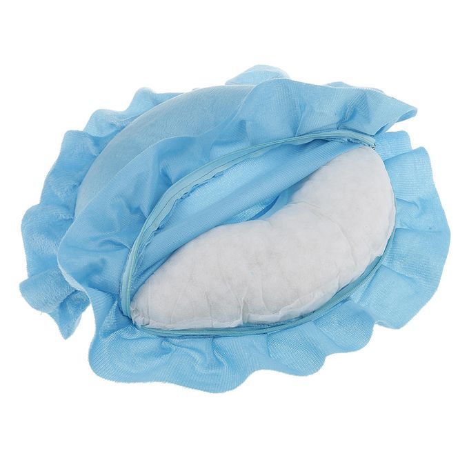 U Shape Spa Salon  Table Cradle Face Pillow Neck Head Skyblue