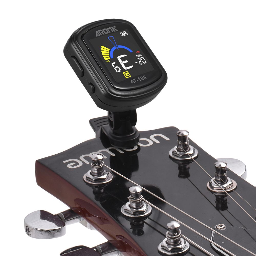 AT-105 Rechargeable Clip-on Tuner Color Screen