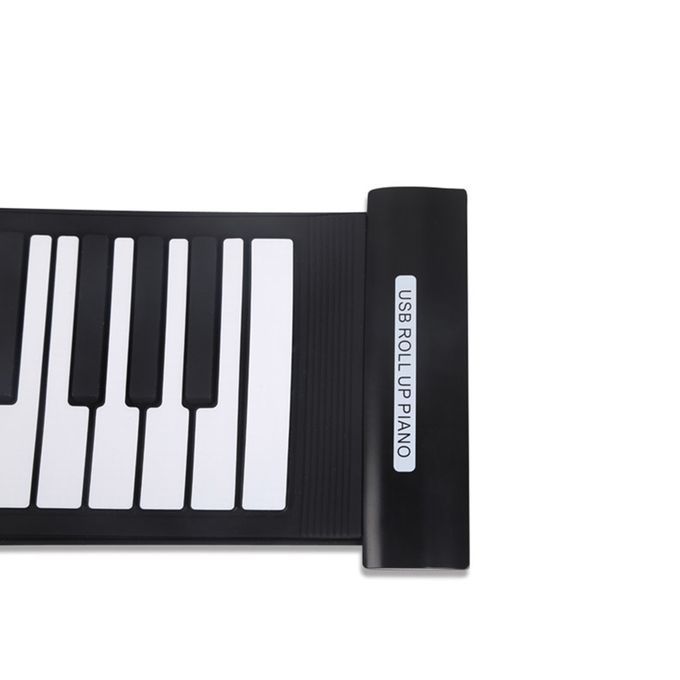 Portable 61 Keys Flexible Roll-Up Piano USB MIDI Electronic.