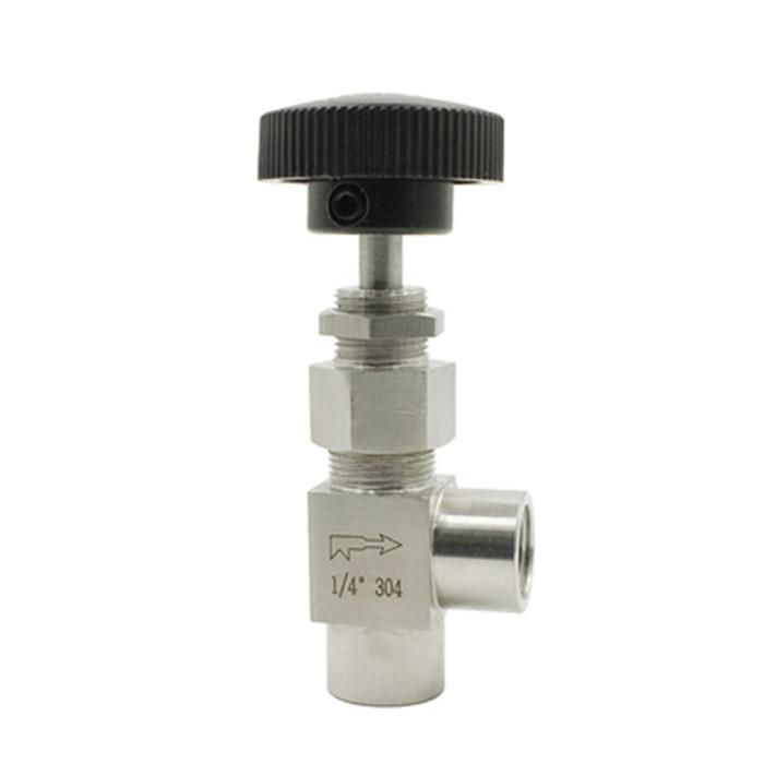 Spot Supply 304 Stainless Steel Imitation Beauty Threading Right Angle Needle Type Valve/Internal Thread Right Angle Threading Needle Type Valve 2 Points G1