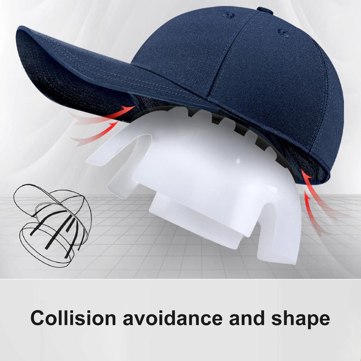 Construction Shaper Hat Construction Shaper Hard Baseball Hat Blue
