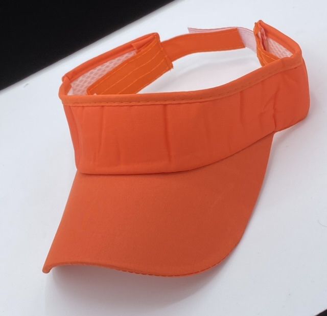 Stylish Unisex Visor Orange Hat