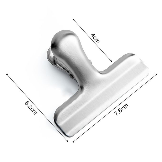 Stainless Steel Binder Clips Stationery Photo Paper Document Clip File