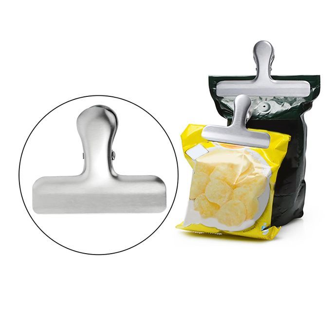 Stainless Steel Binder Clips Stationery Photo Paper Document Clip File