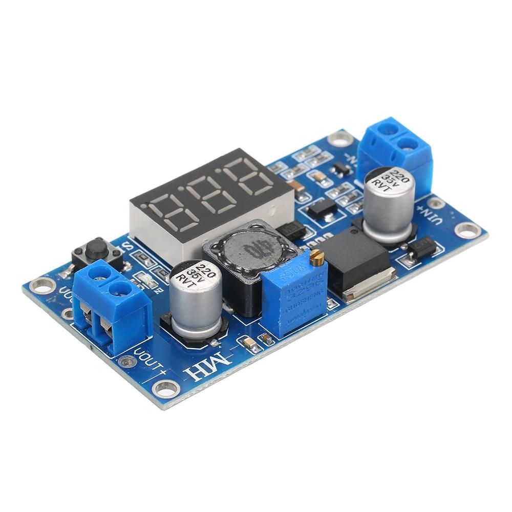 LM2596S DC-DC Step-Down Adjustable Power-Supply Module LM2596 Voltage Regulator with Digital Display 3A 5A 75W 24V to 12/5V