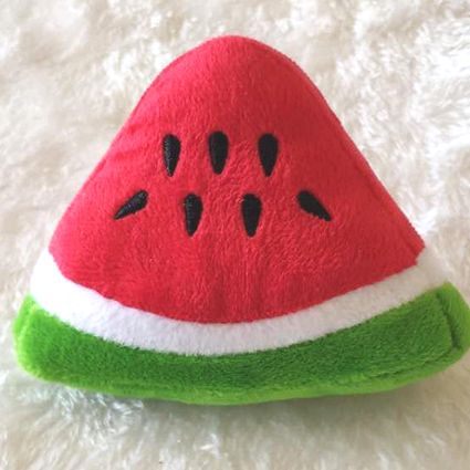 Vegetables 5 Chew Play Toys Pet Squeaky Puppy Chew Squeaker Quack Sound Doll Toy Creative  Donut Pet Supplies Dog Toys-PT017-bankuai