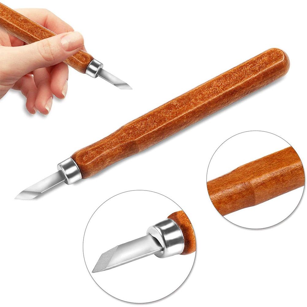 12 PCS Set Woodworking Cutters Set Carving DIY Woodworking