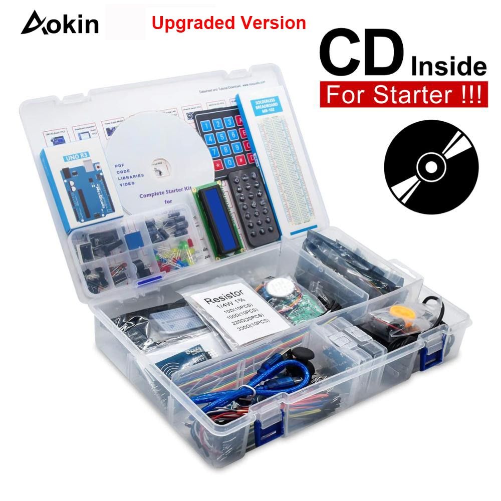 Starter Kit For Arduino UNO R3 Upgraded Version Learning Suite Retail Box UNO R3 Starter Kit  R For Arduino