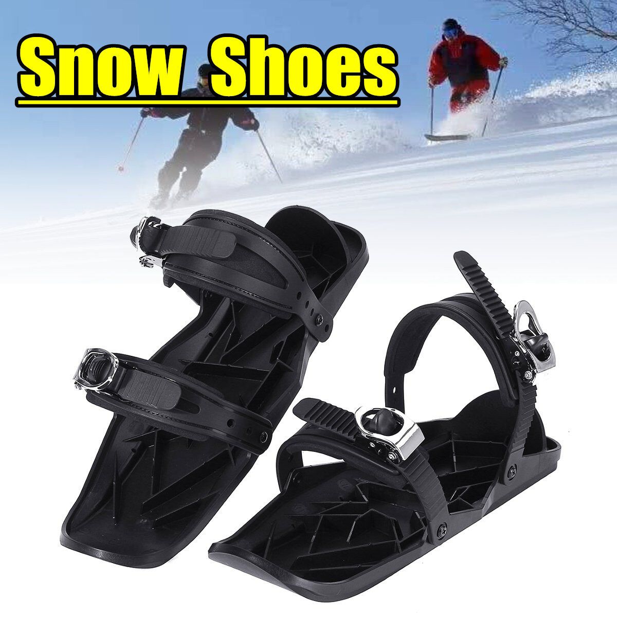 1 Pair Snow Shoes Winter Skiing Outdoor Snowshoeing Storage Bag Adult Free Size