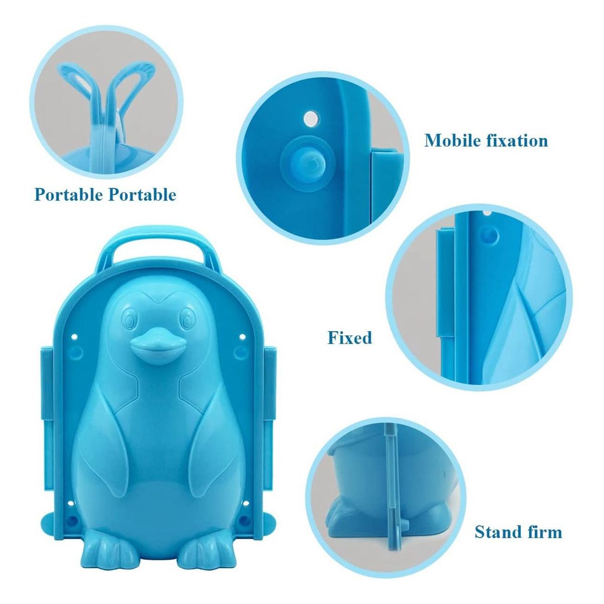 Cute Penguin Snowball Maker Clips for Snowball