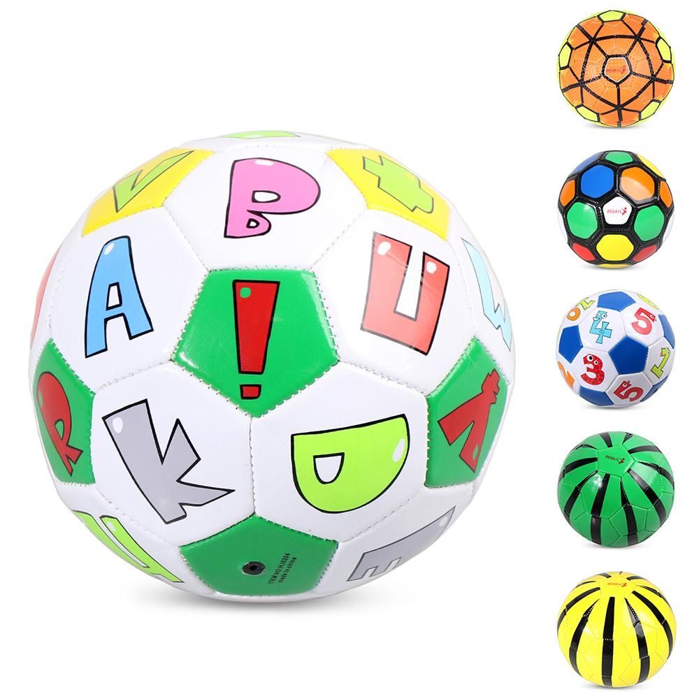 Size 2 Kids Soccer Ball Inflatable Soccer Training Ball Gift for Children Students