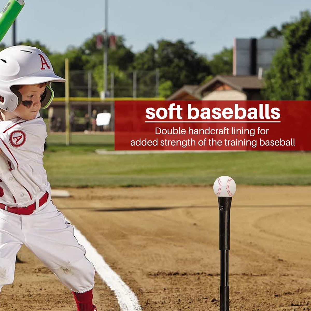 Sport Baseball Reduced Impact Baseball 10Inch Adult Youth Soft Ball for Game Competition Pitching Catching Training