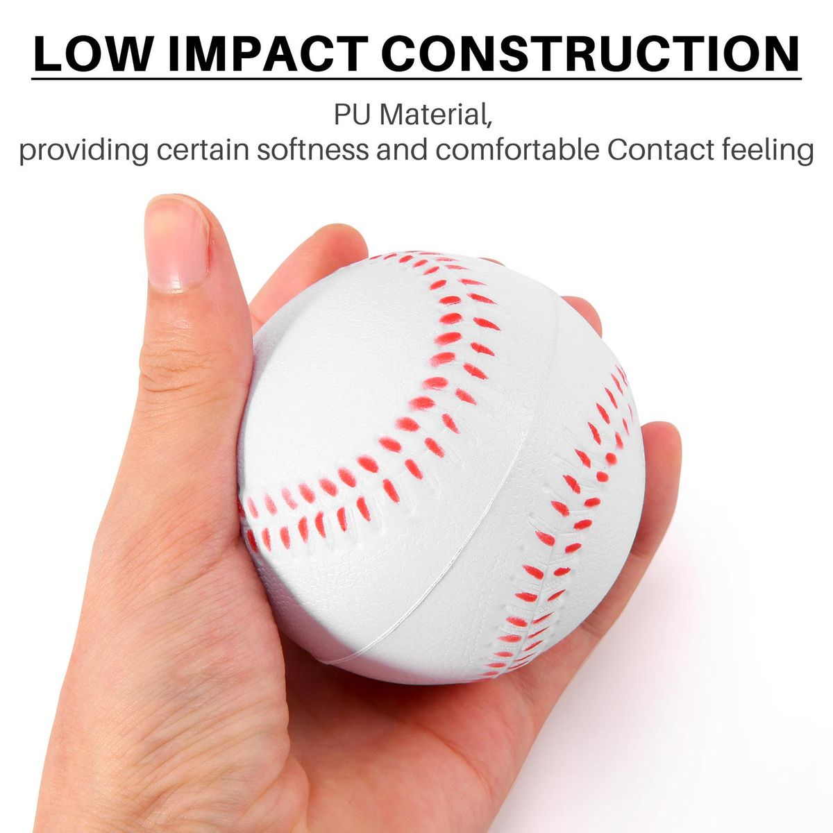 Sport Baseball Reduced Impact Baseball 10Inch Adult Youth Soft Ball for Game Competition Pitching Catching Training