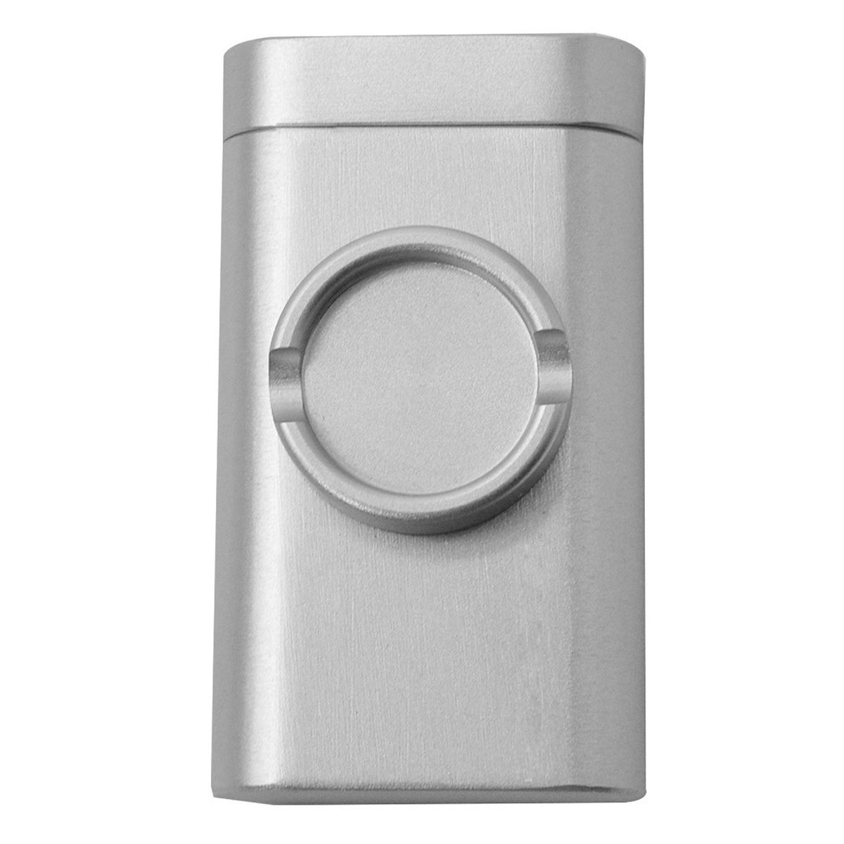 Abrader Storage Box Mini Grinder with Storage Box Silver